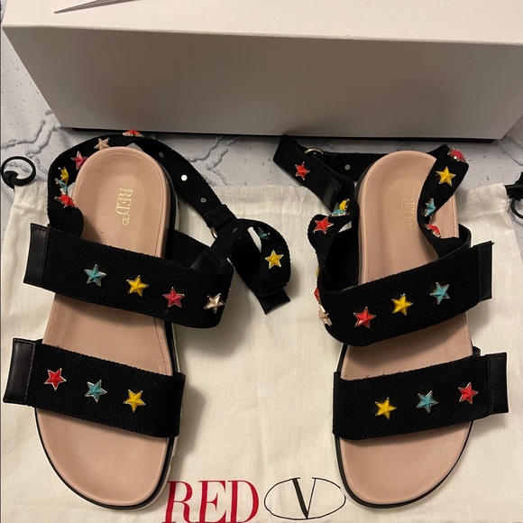 RED VALENTINO
STAR-STUDDED SANDALS - Picture 3 of 3